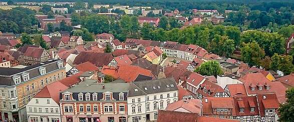 Blick auf Perleberg