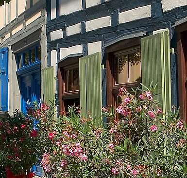 Fachwerkhäuser in der Templiner Altstadt