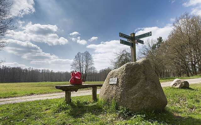 Wegweiser auf Rundweg 41 Wegweiser auf Rundweg 41