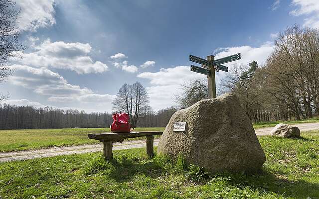 Wegweiser auf Rundweg 41