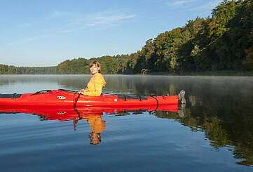 Kanu im Naturpark Uckermärkische Seen