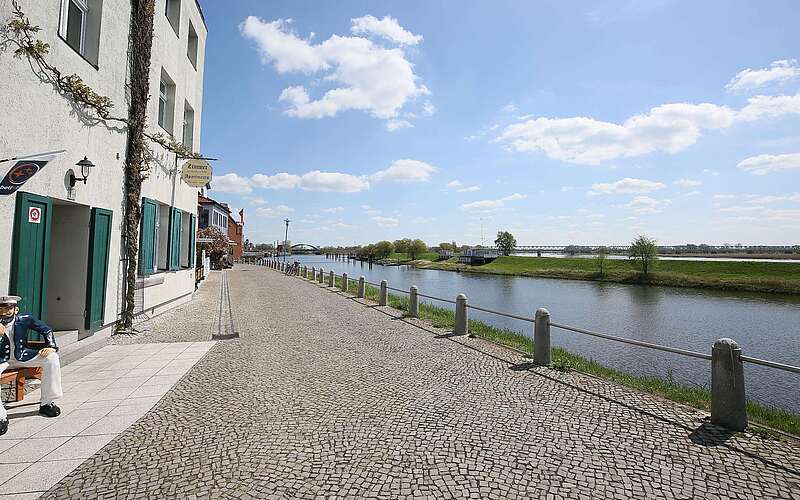 An der Elbe in Wittenberge