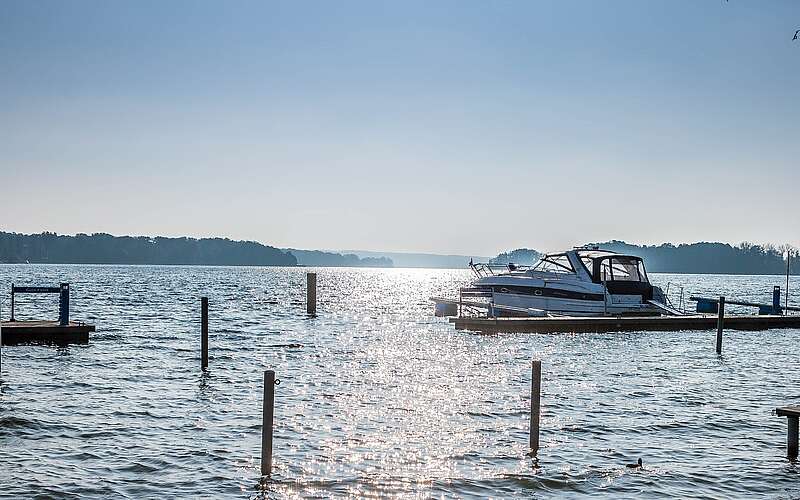 Motorboot auf dem Scharmützelsee