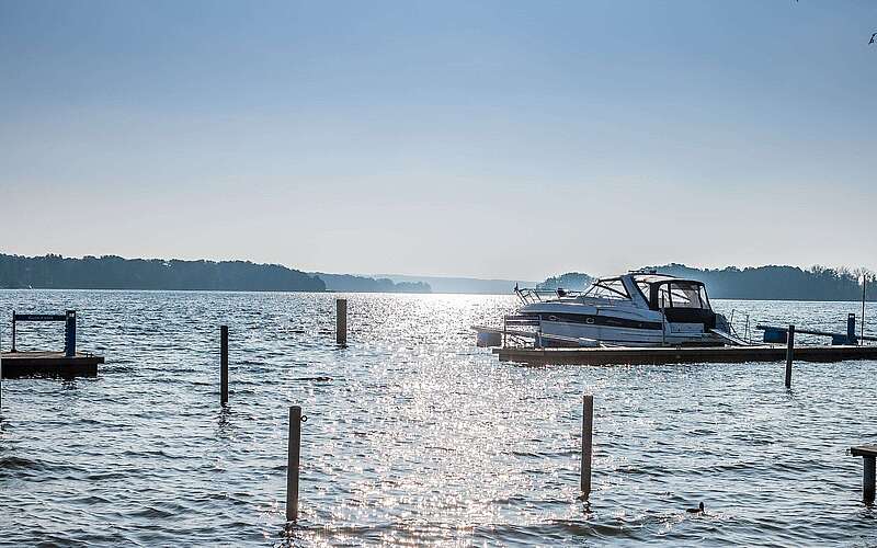 Motorboot auf dem Scharmützelsee