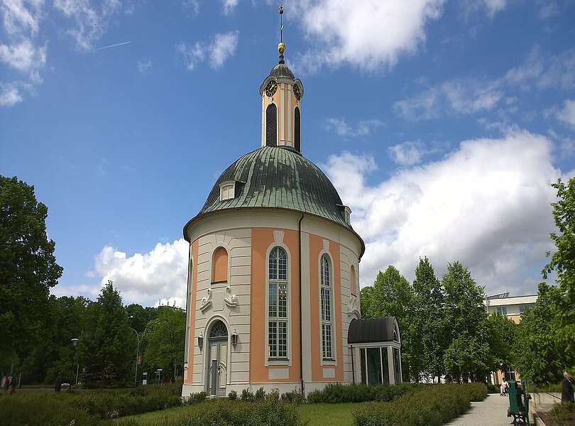 Außenansicht des Berlischky-Pavillons in Schwedt