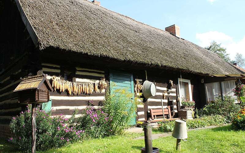 Hütte im Freilandmuseum Lehde