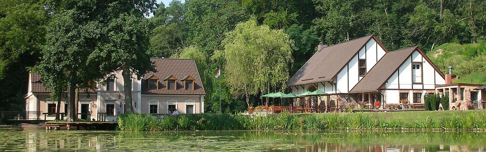Blick auf das Gut Klostermühle
