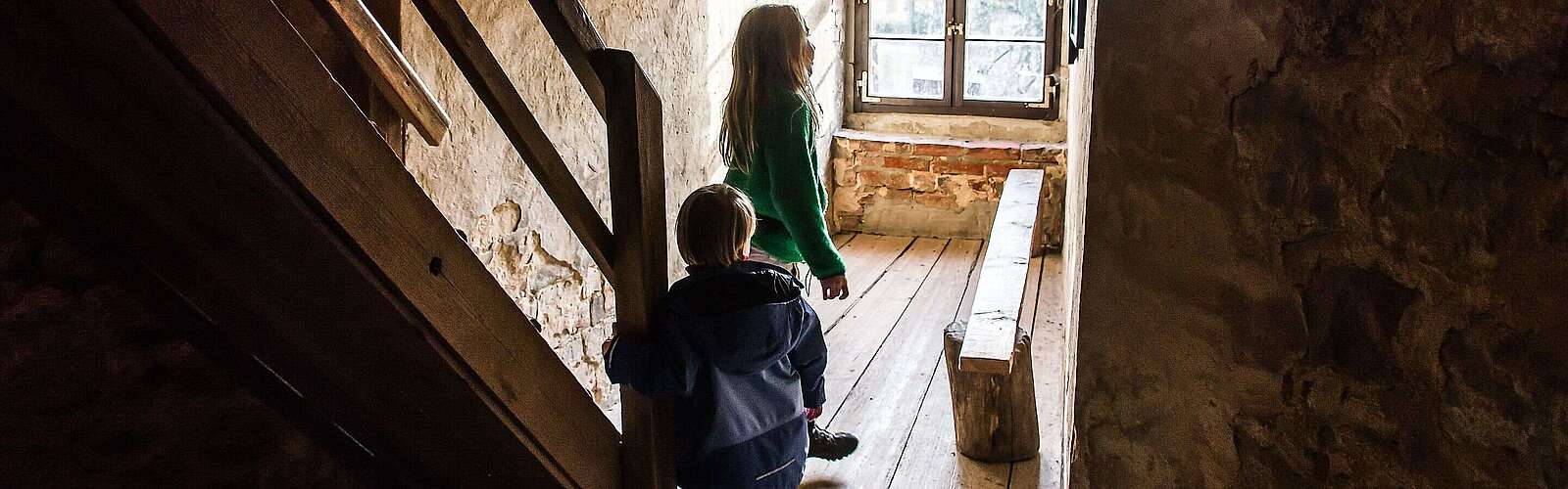 Kinder auf Burg Rabenstein