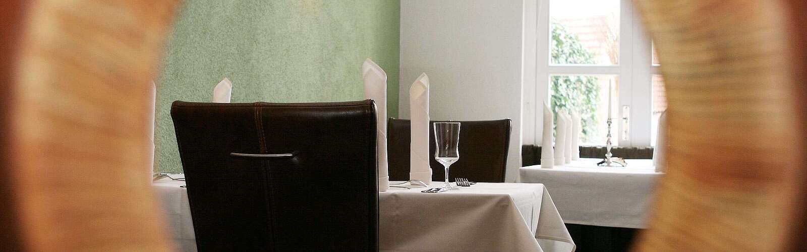 Geheimer Blick in das Restaurant kochZimmer
