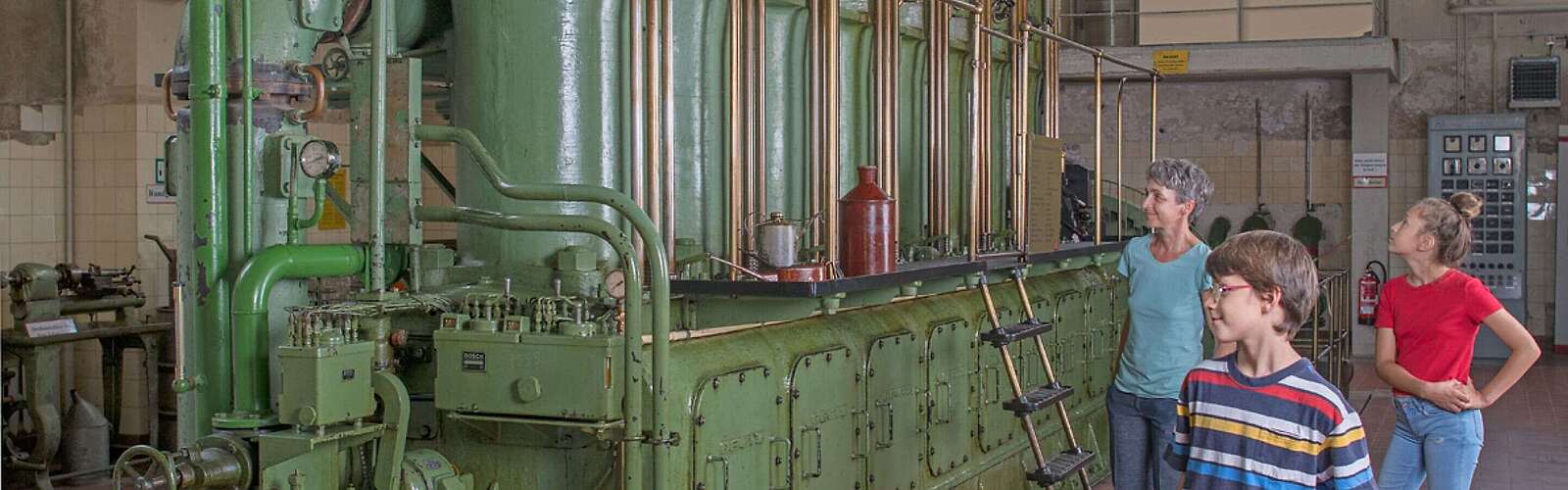 Dieselmotor im Sender- und Funktechnikmuseum Königs Wusterhausen