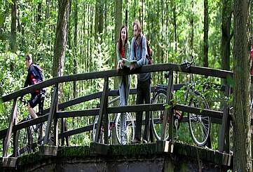Radler im Spreewald