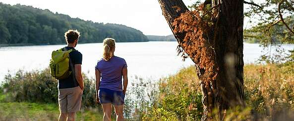 Wanderer am Roofensee