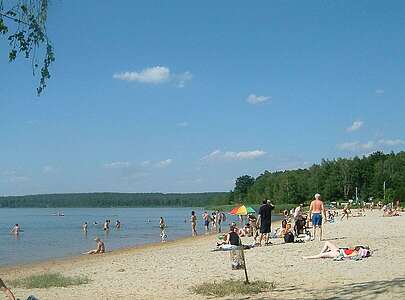 Badestrand am Grünewalder Lauch