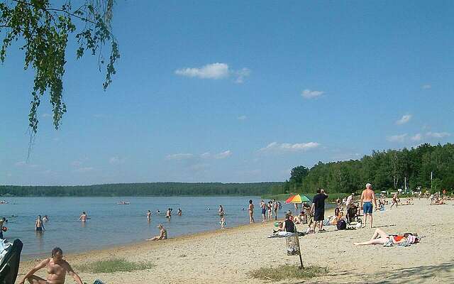 Badestrand am Grünewalder Lauch