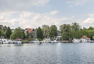 Blick auf Bad Saarow am Scharmützelsee