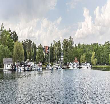 Blick auf Bad Saarow am Scharmützelsee