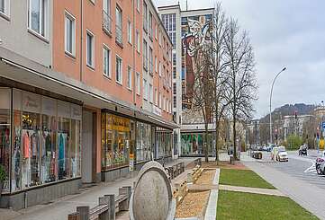Innenstadt der DDR-Planstadt Eisenhüttenstadt
