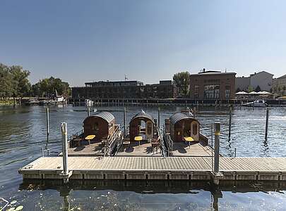 Havelflöße in Brandenburg an der Havel