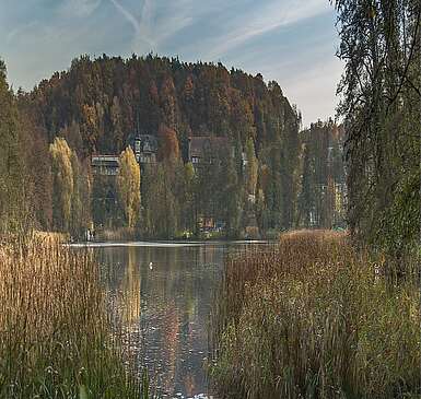 Blick auf den Schermützelsee bei Buckow