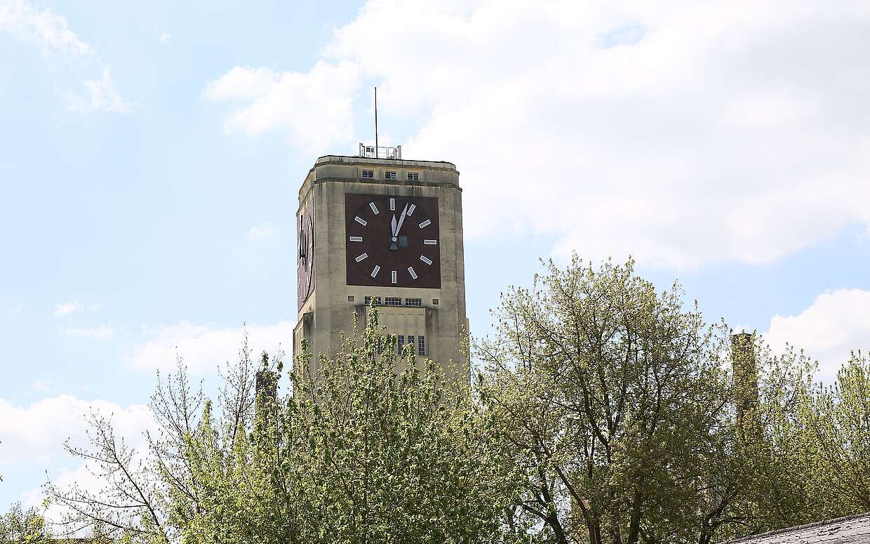 Der Uhrenturm in Wittenberge.