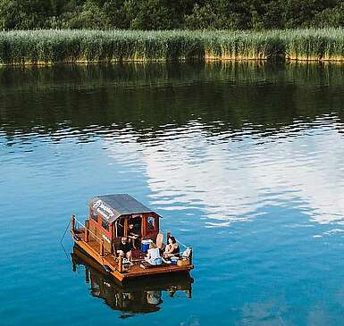 Floßtour auf dem Schwielochsee