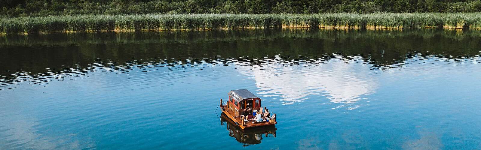 Floßtour auf dem Schwielochsee