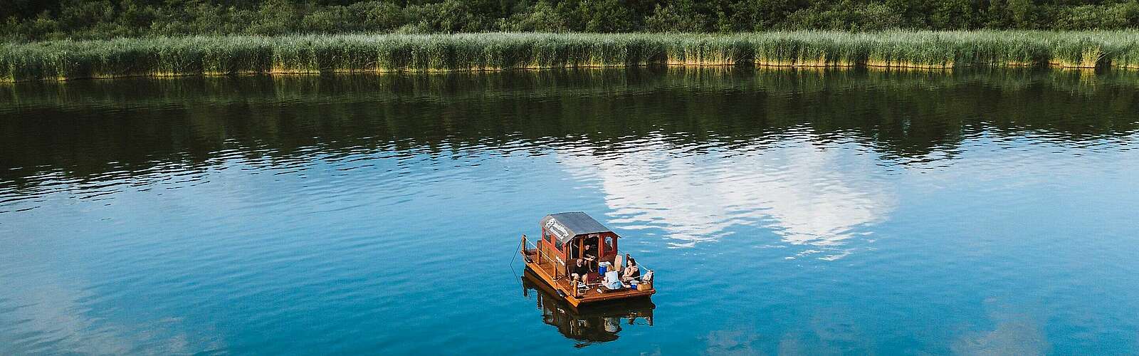 Floßtour auf dem Schwielochsee