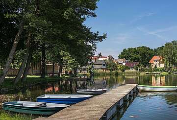 Steg am Stadtsee Lychen