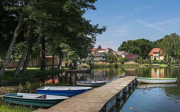 Steg am Stadtsee Lychen