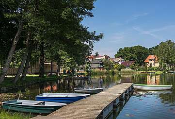 Steg am Stadtsee Lychen