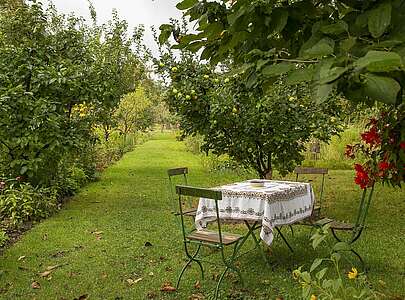 Bauerngarten der Familie Andres