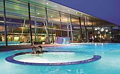 Außenbecken der Spreewald Therme