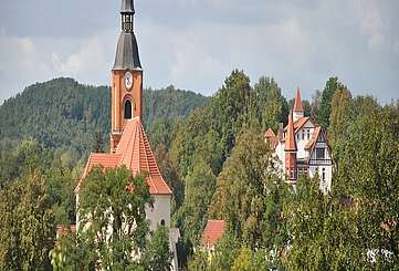Blick über Buckow (Märkische Schweiz)