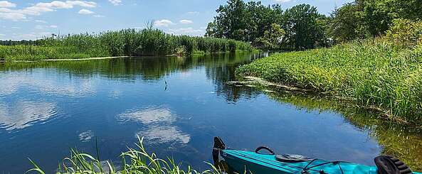Kanu an der Müggelspree