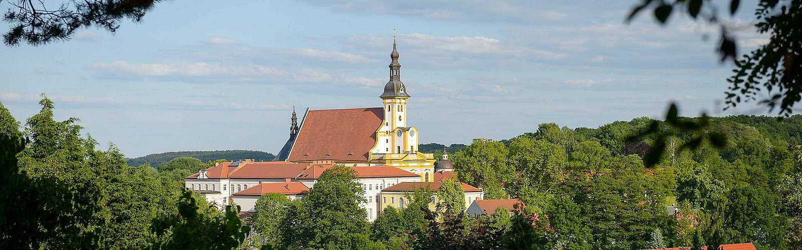 Blick auf das Kloster Neuzelle
