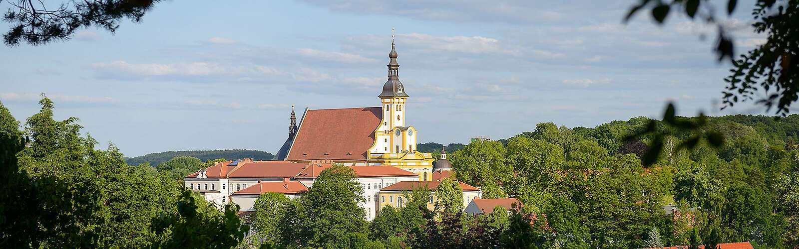 Blick auf das Kloster Neuzelle
