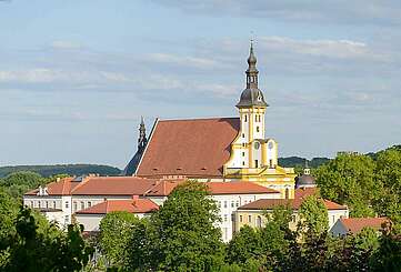 Blick auf das Kloster Neuzelle