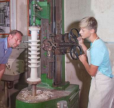 Kopiermaschine im Elektroporzellanmuseum Margarethenhütte