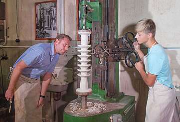 Kopiermaschine im Elektroporzellanmuseum Margarethenhütte