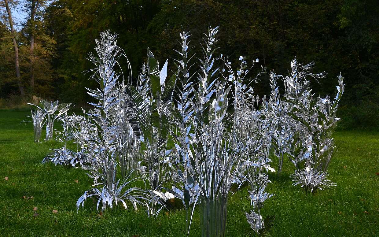 Skulpturenpark Schwante Aluminium-Garten
