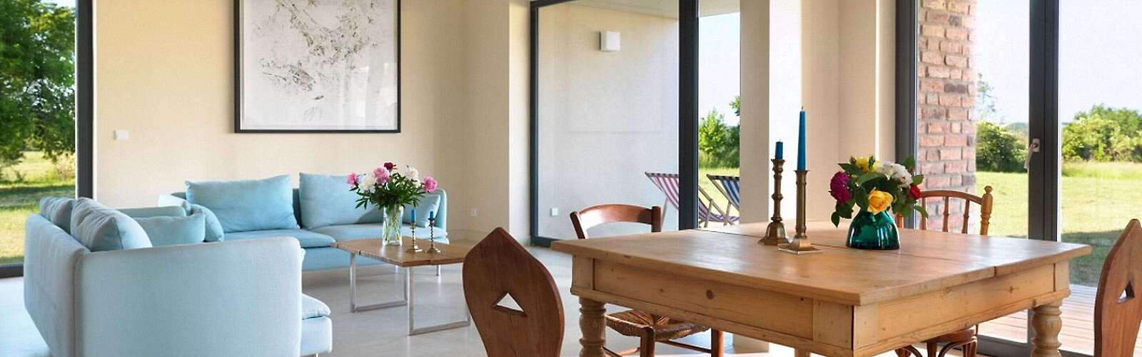 Ferienwohnung Sandblau im Gut Fergitz am See