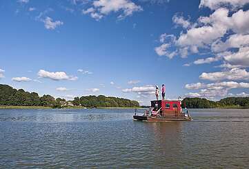 Floßtour auf dem Großen Wentowsee