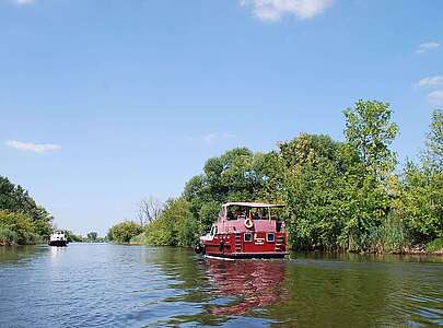 Hausboote auf der Havel