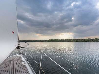 Segelboot auf Scharmützelsee