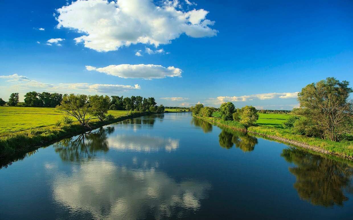 Die Havel: an ihr kommt man im Havelland nicht vorbei.