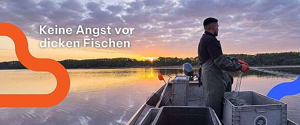 Fischer Fuhrmann beim Fischen