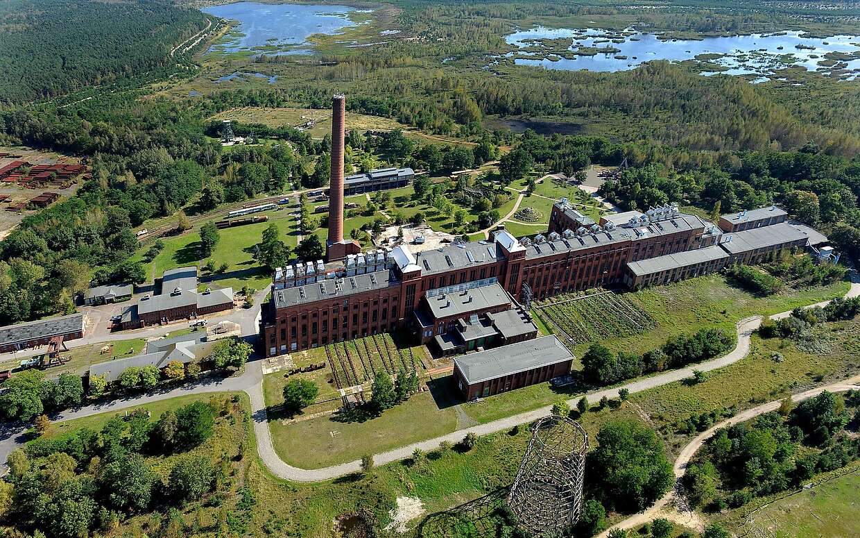 Energiefabrik Knappenrode Luftaufnahme