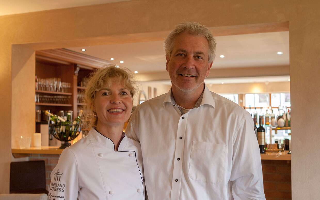 Ulrike und Stefan Laun im Restaurant Landlust Körzin