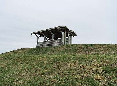 Aussichtspunkt an der Elbe bei Lenzen