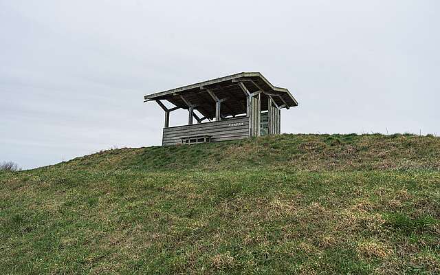 Aussichtspunkt an der Elbe bei Lenzen